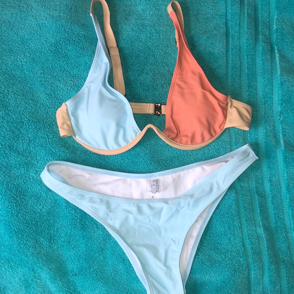 swimsuit top and bottom